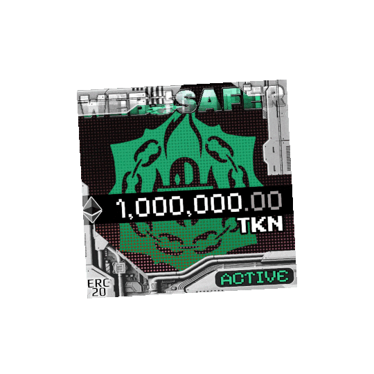 Animated fungible tokens protected by RBM